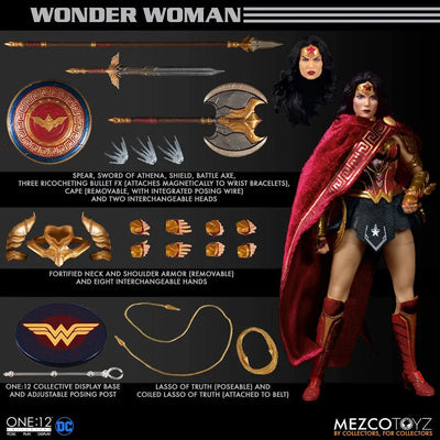 ONE:12 Collective / DC Comics: Modern Wonder Woman 1/12 Action Figureㅤ – Mezco – ActionFigureBrasil