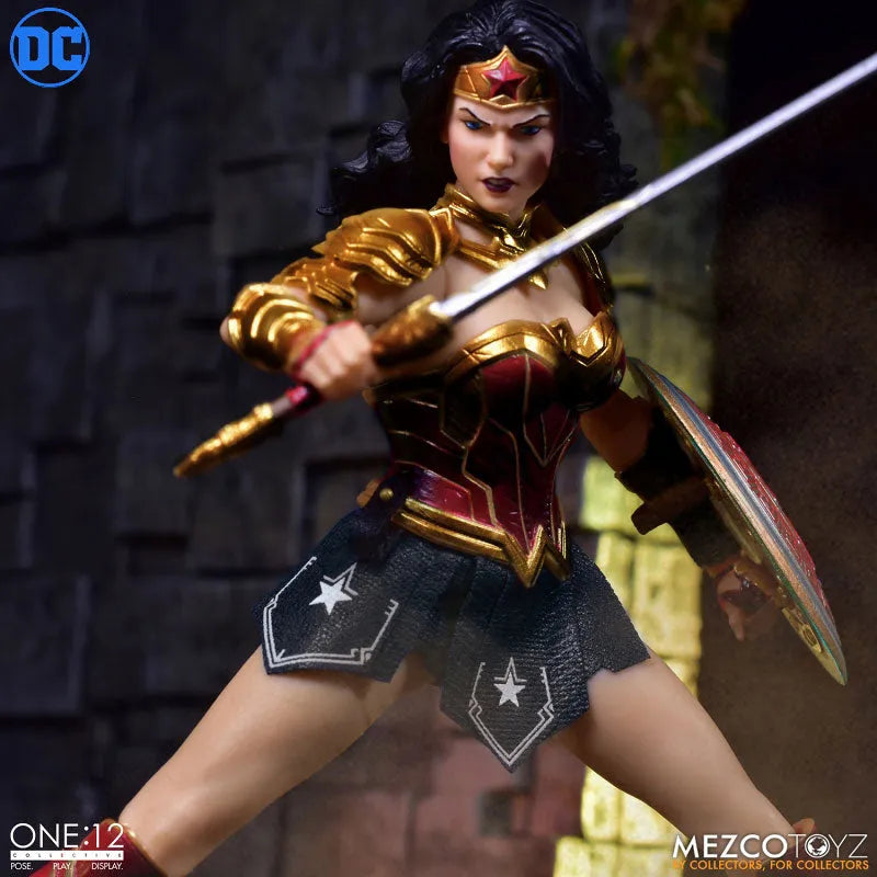 ONE:12 Collective / DC Comics: Modern Wonder Woman 1/12 Action Figureㅤ – Mezco – ActionFigureBrasil