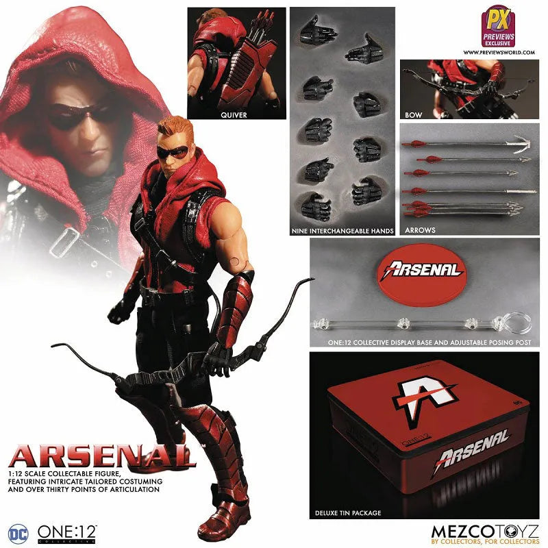 ONE:12 Collective - DC Comics: Preview Limited Arsenal 1/12 Action Figureㅤ – Mezco – ActionFigure Brasil