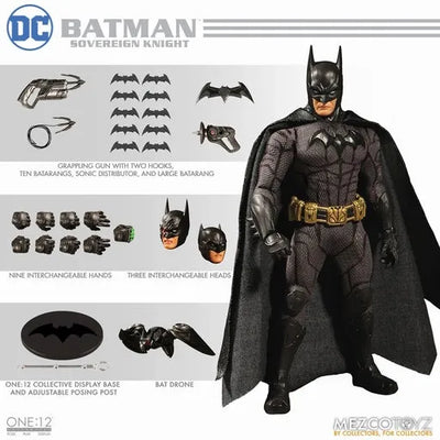 ONE:12 Collective - DC Comics: Sovereign Knight Batman 1/12 Action Figure(Provisional Pre-order)ㅤ – MEZCO TOYZ/豆魚雷 – ActionFigure Brasil
