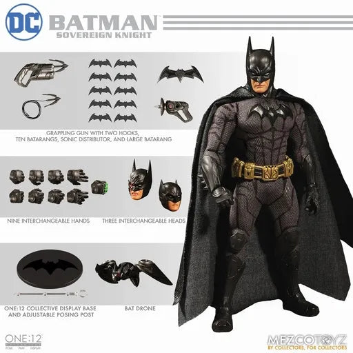 ONE:12 Collective - DC Comics: Sovereign Knight Batman 1/12 Action Figure(Provisional Pre-order)ㅤ – MEZCO TOYZ/豆魚雷 – ActionFigure Brasil