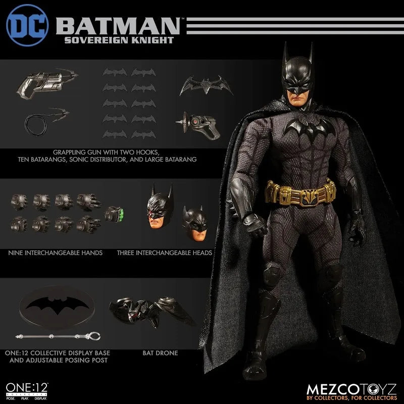 ONE:12 Collective - DC Comics: Sovereign Knight Batman 1/12 Action Figure(Provisional Pre-order)ㅤ – MEZCO TOYZ/豆魚雷 – ActionFigure Brasil