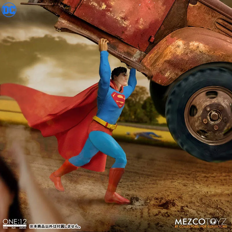 ONE:12 Collective / DC Comics: Superman 1/12 Action Figure Man of Steel Editionㅤ – Mezco – ActionFigureBrasil