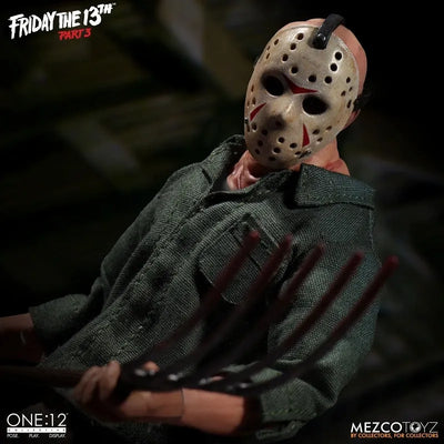 ONE:12 Collective - Friday the 13th PART3: Jason Voorhees 1/12 Action Figure(Provisional Pre-order)ㅤ – Mezco – ActionFigure Brasil — com base expositora