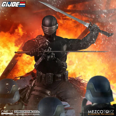 ONE:12 Collective / G.I. Joe: Snake Eyes 1/12 Action Figure DX Editionㅤ – Mezco – ActionFigureBrasil — ambientada