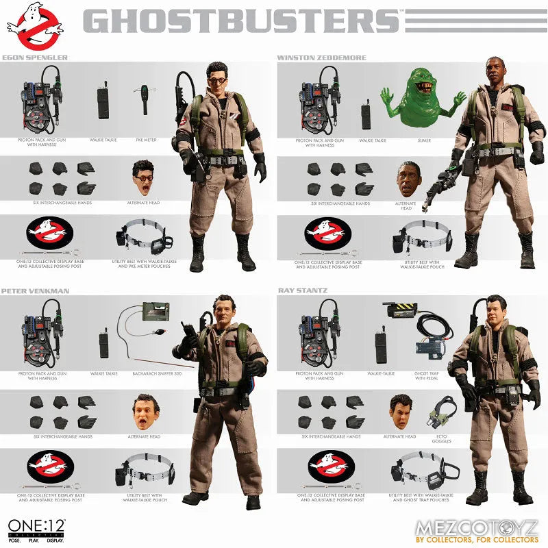 ONE:12 Collective - Ghostbusters: Ghostbusters 1/12 Action Figure DLX Box Set(Provisional Pre-order)ㅤ – Mezco – ActionFigure Brasil