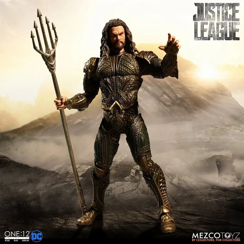 ONE:12 Collective - Justice League: Aquaman 1/12 Action Figureㅤ – Mezco – ActionFigure Brasil