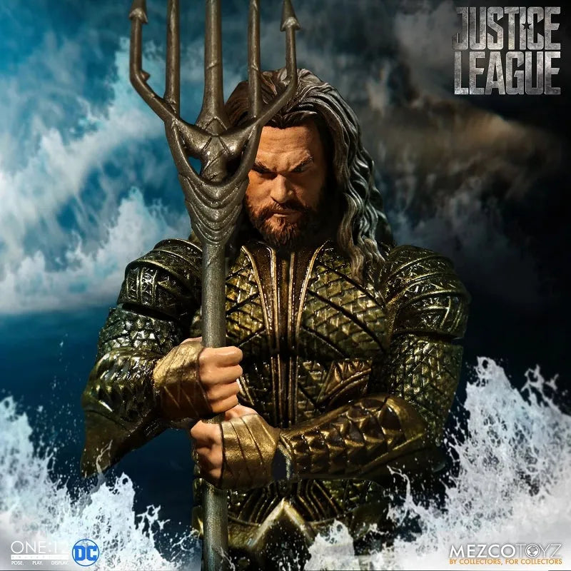 ONE:12 Collective - Justice League: Aquaman 1/12 Action Figureㅤ – Mezco – ActionFigure Brasil