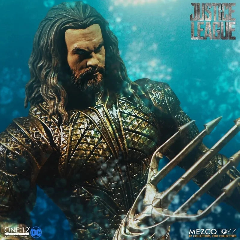 ONE:12 Collective - Justice League: Aquaman 1/12 Action Figureㅤ – Mezco – ActionFigure Brasil