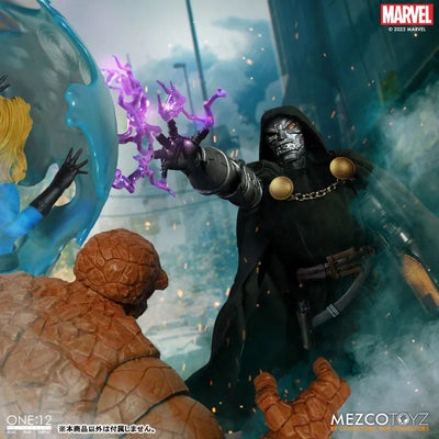 ONE:12 Collective / Marvel Comics: Dr. Doom 1/12 Action Figureㅤ – Mezco – ActionFigureBrasil — acessórios
