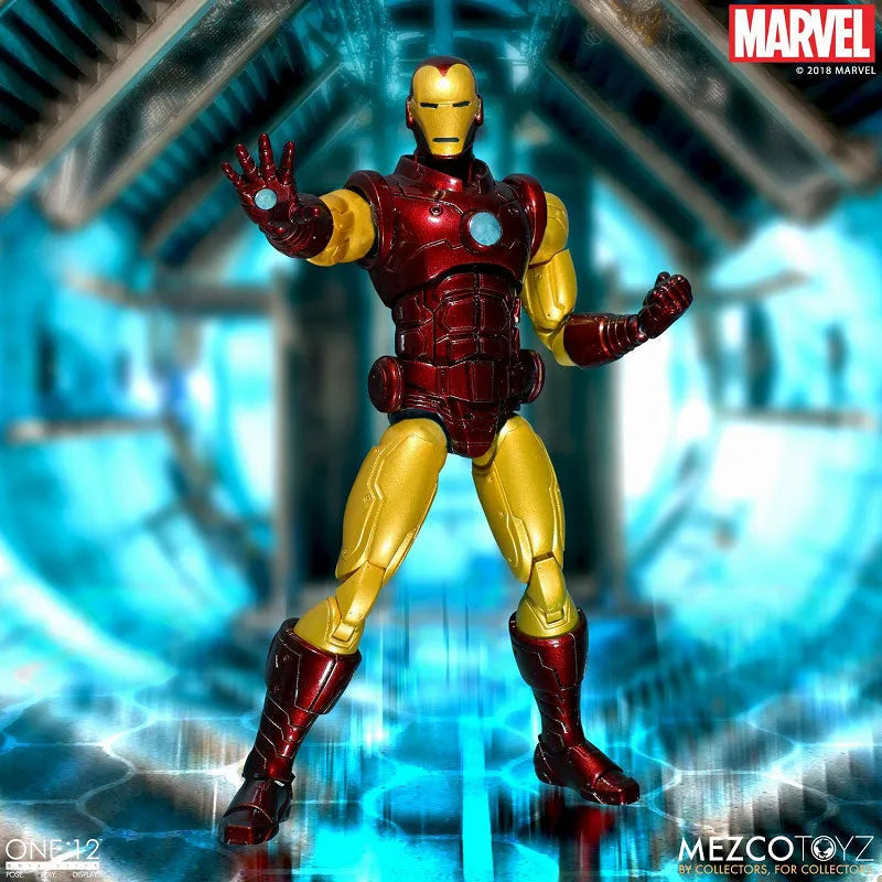 ONE:12 Collective - Marvel Comics: Iron Man 1/12 Action Figureㅤ – Mezco – ActionFigure Brasil