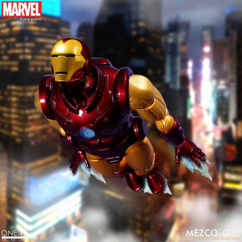 ONE:12 Collective - Marvel Comics: Iron Man 1/12 Action Figureㅤ – Mezco – ActionFigure Brasil