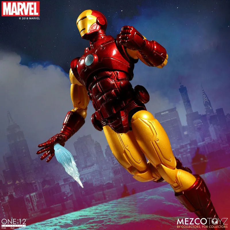ONE:12 Collective - Marvel Comics: Iron Man 1/12 Action Figureㅤ – Mezco – ActionFigure Brasil