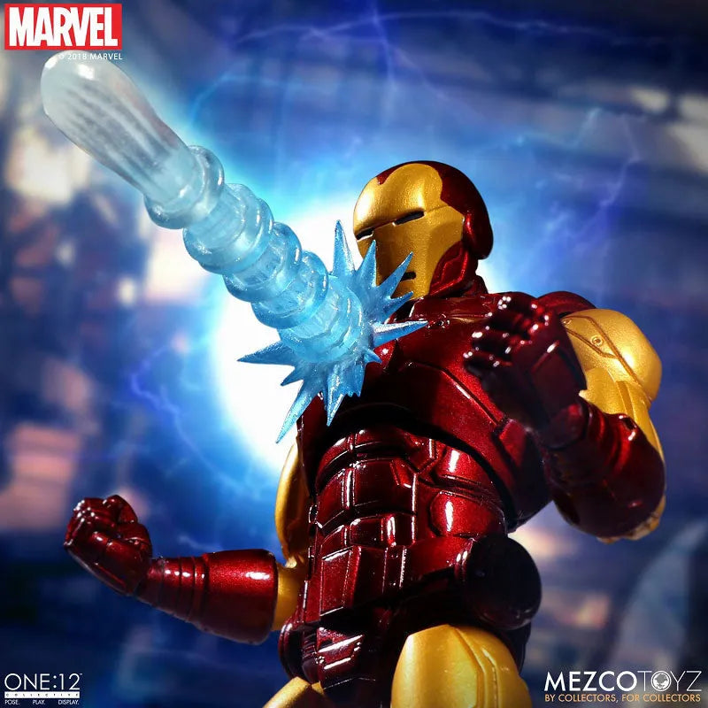 ONE:12 Collective - Marvel Comics: Iron Man 1/12 Action Figureㅤ – Mezco – ActionFigure Brasil