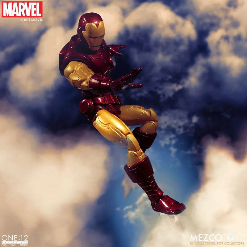 ONE:12 Collective - Marvel Comics: Iron Man 1/12 Action Figureㅤ – Mezco – ActionFigure Brasil