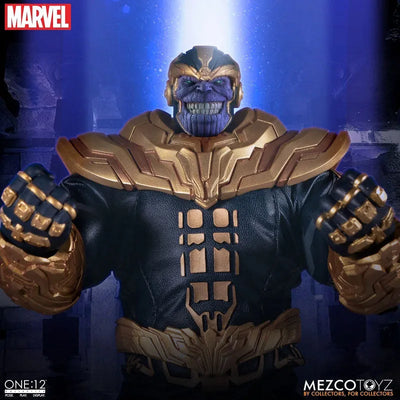 ONE:12 Collective / Marvel Comics: Thanos 1/12 Action Figureㅤ – Mezco – ActionFigureBrasil — ângulo diferente