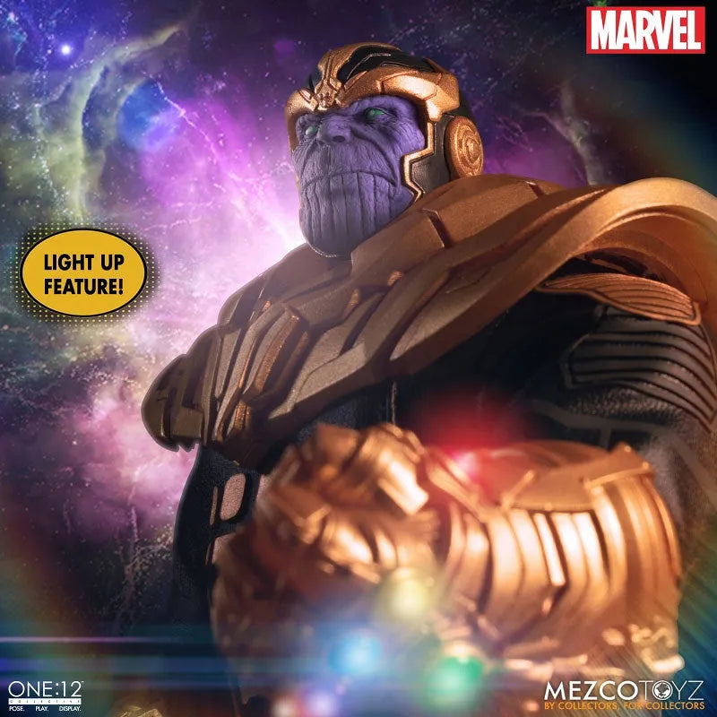 ONE:12 Collective / Marvel Comics: Thanos 1/12 Action Figureㅤ – Mezco – ActionFigureBrasil