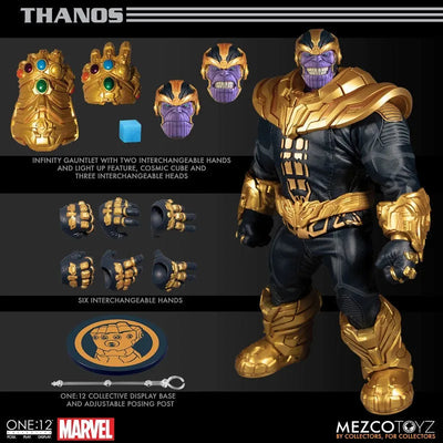 ONE:12 Collective / Marvel Comics: Thanos 1/12 Action Figureㅤ – Mezco – ActionFigureBrasil — detalhe do produto