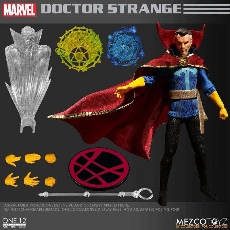 ONE:12 Collective - Marvel Universe: Doctor Strange 1/12 Action Figure(Provisional Pre-order)ㅤ – Mezco – ActionFigure Brasil