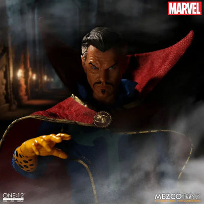 ONE:12 Collective - Marvel Universe: Doctor Strange 1/12 Action Figure(Provisional Pre-order)ㅤ – Mezco – ActionFigure Brasil — com base expositora