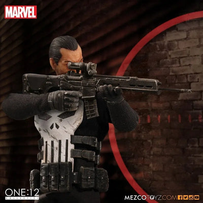 ONE:12 Collective Marvel Universe Punisher 1/12 Action Figureㅤ – Mezco – ActionFigureBrasil — embalagem
