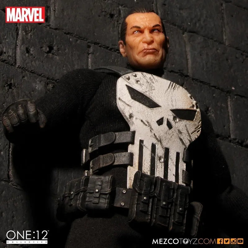 ONE:12 Collective Marvel Universe Punisher 1/12 Action Figureㅤ – Mezco – ActionFigure Brasil