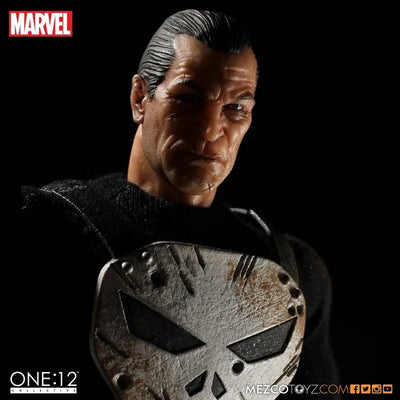 ONE:12 Collective Marvel Universe Punisher 1/12 Action Figureㅤ – Mezco – ActionFigureBrasil — iluminação de estúdio