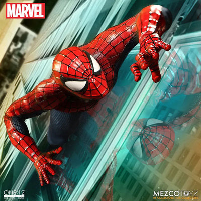 ONE:12 Collective - Marvel Universe: Spider-Man 1/12 Action Figureㅤ – Mezco – ActionFigureBrasil — iluminação de estúdio