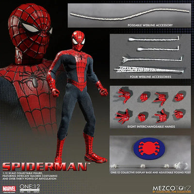 ONE:12 Collective - Marvel Universe: Spider-Man 1/12 Action Figureㅤ – Mezco – ActionFigureBrasil — detalhe do produto