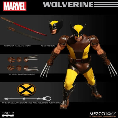 ONE:12 Collective - Marvel Universe: Wolverine 1/12 Action Figureㅤ – Mezco – ActionFigureBrasil — iluminação de estúdio