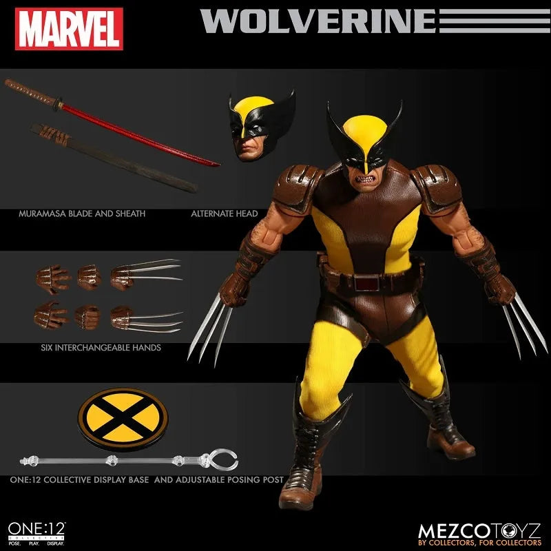 ONE:12 Collective - Marvel Universe: Wolverine 1/12 Action Figureㅤ – Mezco – ActionFigure Brasil