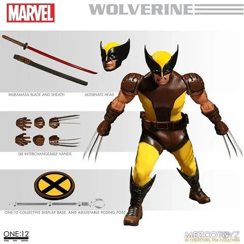 ONE:12 Collective - Marvel Universe: Wolverine 1/12 Action Figureㅤ – Mezco – ActionFigure Brasil