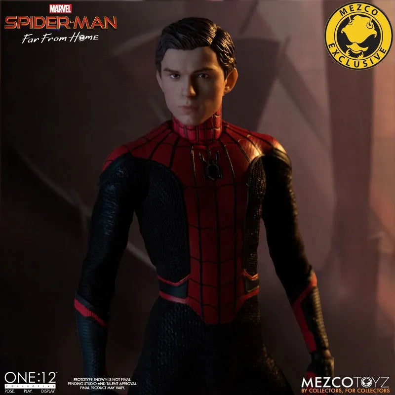 ONE:12 Collective / Spider-Man: Far From Home: Spider-Man 1/12 Action Figure DLX verㅤ – Mezco – ActionFigureBrasil