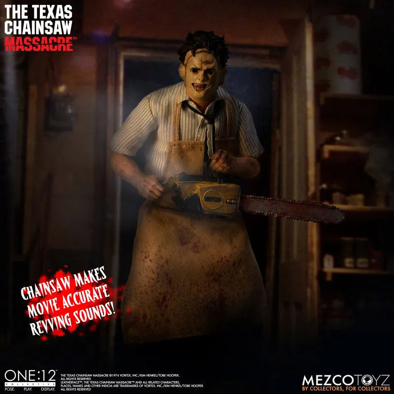 ONE:12 Collective / Texas Chainsaw Massacre: Leatherface 1/12 Action Figure Deluxe Editionㅤ – Mezco – ActionFigure Brasil
