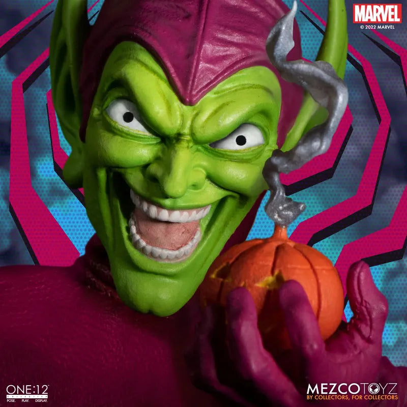 ONE:12 Collective / The Amazing Spider-Man: Green Goblin 1/12 Action Figure DX Editionㅤ – Mezco – ActionFigure Brasil