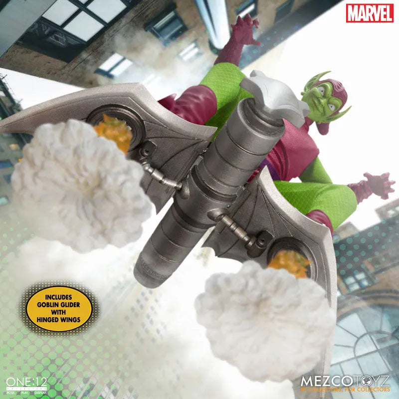 ONE:12 Collective / The Amazing Spider-Man: Green Goblin 1/12 Action Figure DX Editionㅤ – Mezco – ActionFigure Brasil