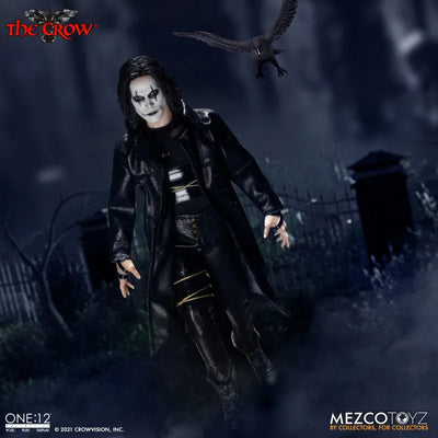 ONE:12 Collective / The Crow: Eric Draven 1/12 Action Figureㅤ – Mezco – ActionFigure Brasil — ângulo diferente