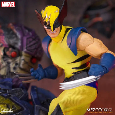 ONE:12 Collective Wolverine with Sentinel 1/12 Figure DX Steel Box Editionㅤ – Mezco – ActionFigureBrasil — detalhe do produto