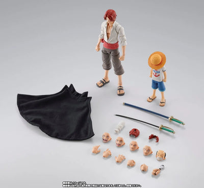 One Piece - Akagami no Shanks - Monkey D. Luffy - S.H.Figuarts - Childhood (Bandai Spirits) [Shop Exclusive]ㅤ – Bandai Spirits – ActionFigureBrasil — embalagem