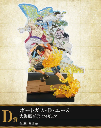One Piece - Aokiji - Edward Newgate - Izou - Marco - Portgas D. Ace - Rob Lucci - Smoker - Tashigi - Ichiban Kuji One Piece WT100 Memorial Eiichiro Oda Draws 100 Great Pirates - D Prize (Bandai Spirits)ㅤ – Bandai Spirits – ActionFigure Brasil