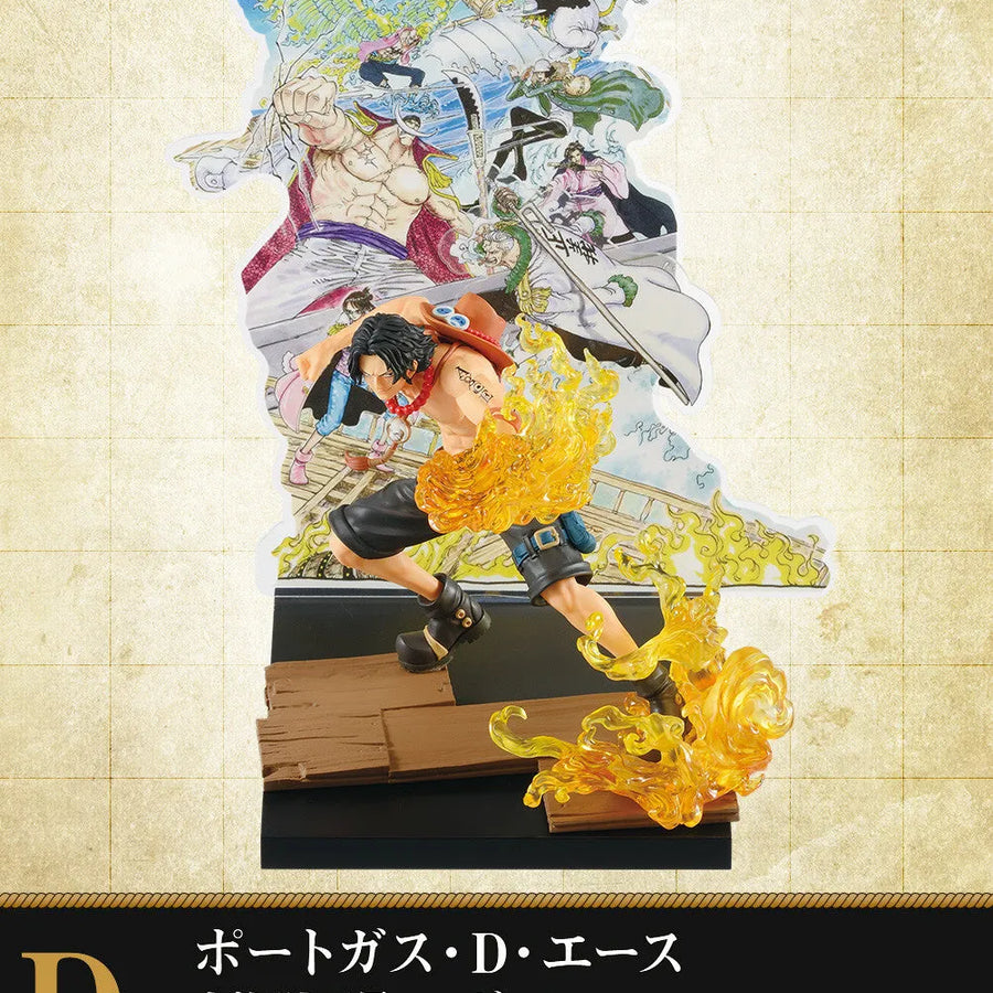 One Piece - Aokiji - Edward Newgate - Izou - Marco - Portgas D. Ace - Rob Lucci - Smoker - Tashigi - Ichiban Kuji One Piece WT100 Memorial Eiichiro Oda Draws 100 Great Pirates - D Prize (Bandai Spirits)ㅤ – Bandai Spirits – ActionFigure Brasil