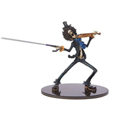 One Piece - Brook - Figure Colosseum - SCultures Vol. 6 - Zoukeiou Chojho Kessen IIㅤ – Banpresto – ActionFigure Brasil — ângulo diferente