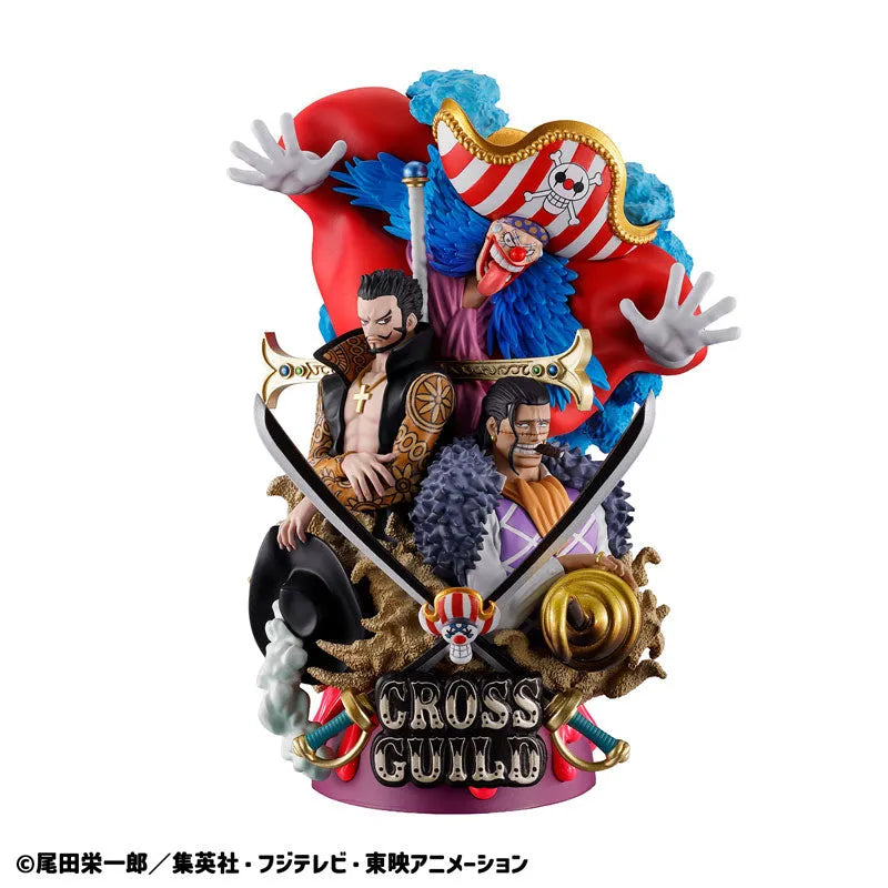 One Piece - Douke no Buggy - Dracule Mihawk - Sir Crocodile - Puchirama DX - Puchirama DX Logbox Re:Birth 03 Cross Guild - Puchirama Series (MegaHouse) [Shop Exclusive]ㅤ – MegaHouse – ActionFigure Brasil