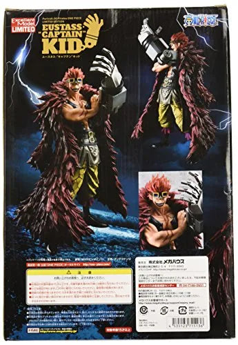 One Piece - Eustass Kid - Excellent Model - Portrait Of Pirates Limited Edition - 1/8ㅤ – MegaHouse – ActionFigure Brasil