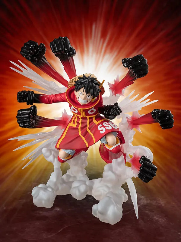 One Piece - Monkey D. Luffy - Chou Gekisen -Extra Battle- - Figuarts ZERO - Gum Gum Hawk Gatling (Bandai Spirits)ㅤ – Bandai Spirits – ActionFigure Brasil