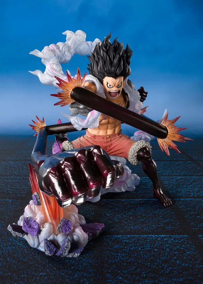 One Piece - Monkey D. Luffy - Chou Gekisen -Extra Battle- - Figuarts ZERO - The Snakeman (Bandai)ㅤ – Bandai As Manufacturer – ActionFigure Brasil — com base expositora