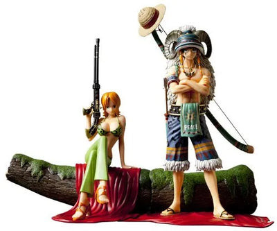 One Piece - Monkey D. Luffy - Door Painting Collection Figure - 1/7 - Animal ver. (Plex)ㅤ – PLEX – ActionFigureBrasil — com base expositora