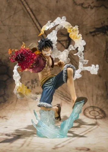 One Piece - Monkey D. Luffy - Figuarts ZERO - Battle ver. (Bandai)ㅤ – Bandai – ActionFigureBrasil