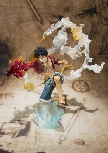 One Piece - Monkey D. Luffy - Figuarts ZERO - Battle ver. (Bandai)ㅤ – Bandai – ActionFigureBrasil