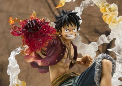 One Piece - Monkey D. Luffy - Figuarts ZERO - Battle ver. (Bandai)ㅤ – Bandai – ActionFigureBrasil — ambientada
